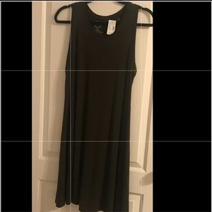 Tank top dress army green